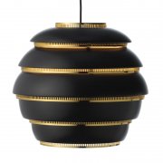 ArtekۡAalto pendant A331 Beehive, black - brassץǥڥȥ饤 ֥å-֥饹(330H300mm)