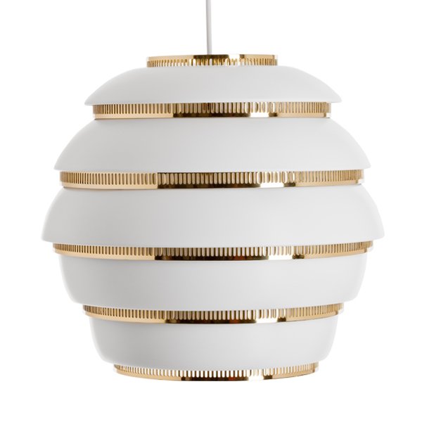 ArtekۡAalto pendant A331 Beehive, white - brassץǥڥȥ饤 ۥ磻-֥饹(330H300mm)