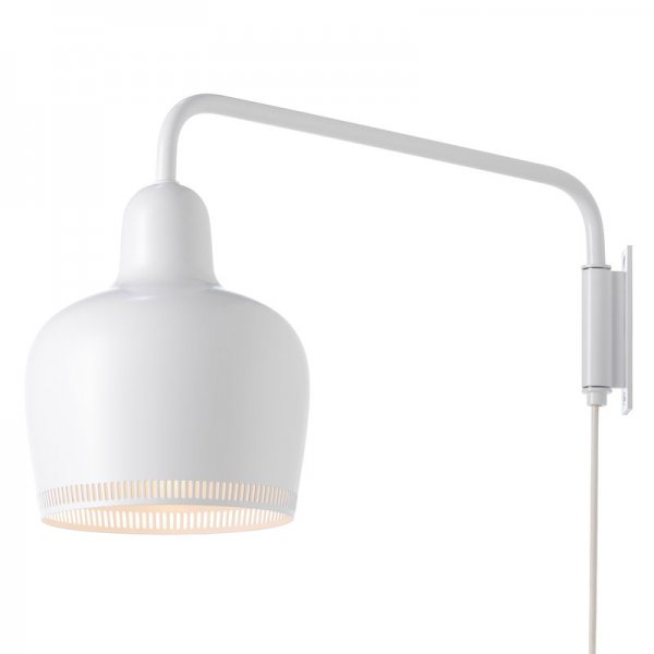 ArtekۡAalto wall lamp A330S Golden Bell, whiteץǥ ۥ磻(170D480H260mm)