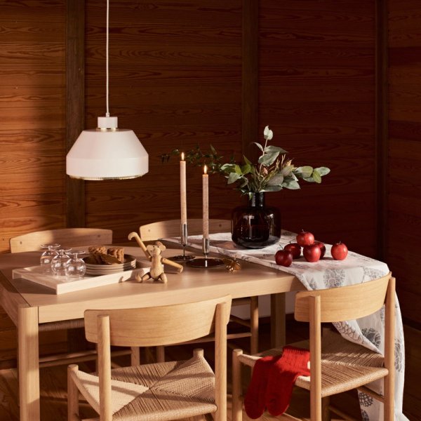 ArtekۡAMA 500 pendant, white - brassץǥڥȥ饤 ۥ磻-֥饹(315H235mm)