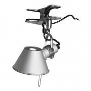 【Artemide】「Tolomeo Micro Pinza clip-on lamp」デザイン照明クリップオンランプ ブルー (D160×H200mm)
