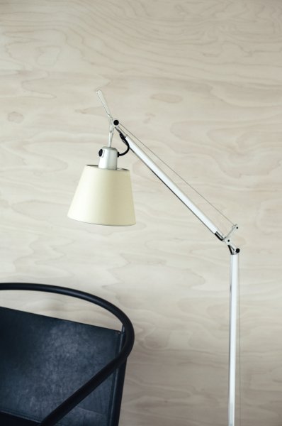 【Artemide】「Tolomeo Basculante Lettura floor lamp, parchment diffuser」デザイン照明フロアランプ(Φ230×D870×H1080mm)