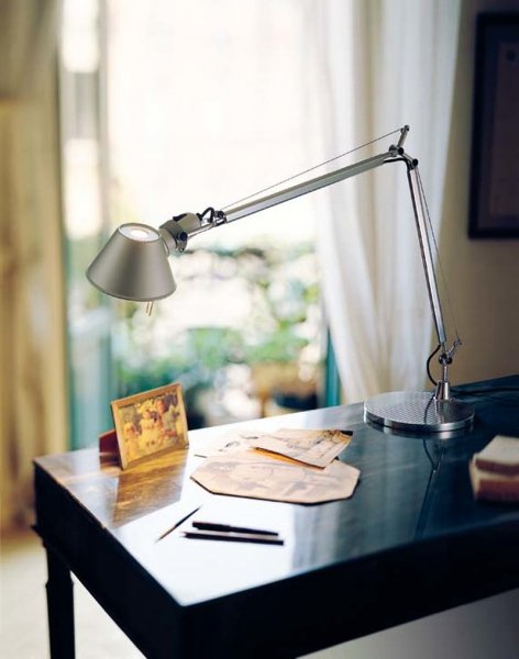 ArtemideۡTolomeo Micro table lamp, aluminiumץǥơ֥ ߥ˥ (170D450-690H370-730mm)