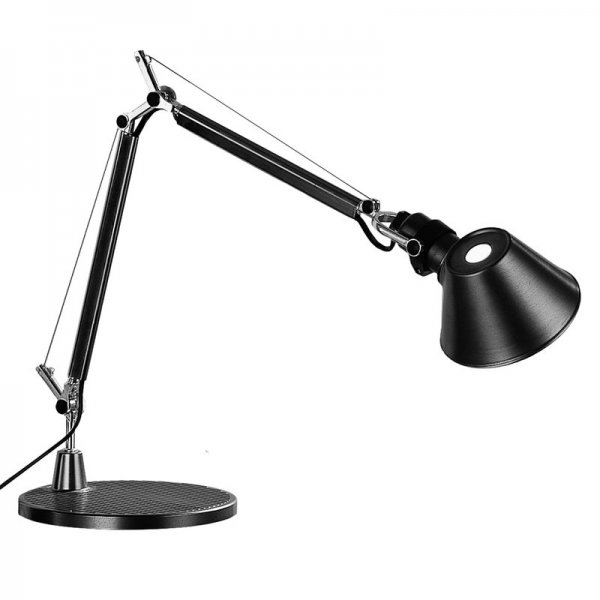 ArtemideۡTolomeo Micro table lamp, blackץǥơ֥ ֥å (170D450-690H370-730mm)