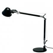 【Artemide】「Tolomeo Mini table lamp, black」デザイン照明テーブルランプ ブラック (Φ200×D680-1020×H540-1080mm)