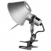 【Artemide】「Tolomeo Pinza clip-on lamp, aluminium」デザイン照明クリップオンランプ アルミニウム (D180×H230mm)