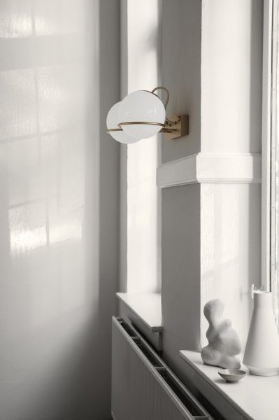 AstepۡModel 2372 wall lamp, 14 cm, champagneץǥ  ѡ˥ (W310D230H150mm)