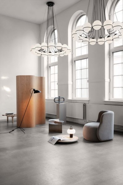 AstepۡVV Cinquanta floor lamp, blackץǥե ֥å(W478D1035H1470mm)