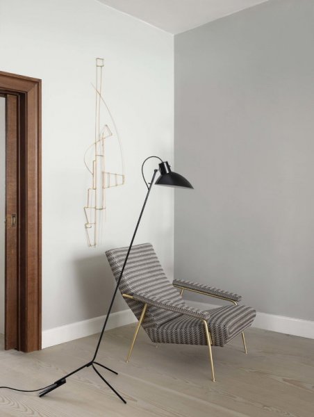 AstepۡVV Cinquanta floor lamp, blackץǥե ֥å(W478D1035H1470mm)