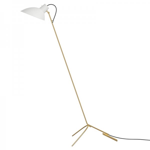 AstepۡVV Cinquanta floor lamp, brass - whiteץǥե ֥饹-ۥ磻(W478D1035H1470mm)