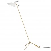 AstepۡVV Cinquanta floor lamp, brass - whiteץǥե ֥饹-ۥ磻(W478D1035H1470mm)