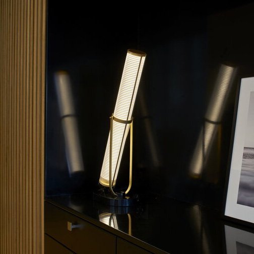 DCW editionsۡLa Lampe Frechin table lamp, gold - blackץǥơ֥ -֥å(W150D250H650mm)