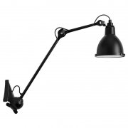 【DCW editions】「Lampe Gras 222 wall lamp, round shade, black」デザイン照明ウォールランプ ブラック (Φ140mm)