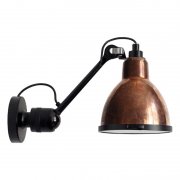 【DCW editions】「Lampe Gras 304 Classic outdoor lamp, copper-black」デザイン照明 銅-黒 (Φ140×H140mm)