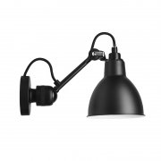 【DCW editions】「Lampe Gras 304 lamp, round shade, black」デザイン照明ウォールランプ ブラック (Φ140×D150mm)