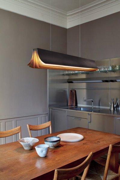 DCW editionsۡRespiro 900 pendant lamp, black - goldץǥڥȥ饤 ֥å-(W900D170H150mm)