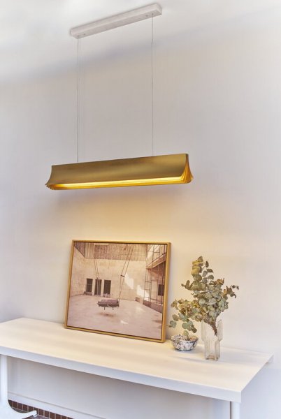 DCW editionsۡRespiro 900 pendant lamp, gold - goldץǥڥȥ饤 -(W900D170H150mm)