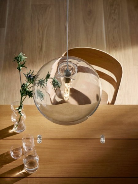 Design House StockholmۡLuna pendant, clear, largeץǥڥȥ饤 ꥢ 顼(400mm)