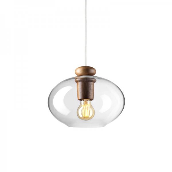 FDB MoblerۡU2 Hiti pendant, small, walnut - clear glassץǥڥȥ饤S ꥢ (259H197mm)