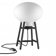 FDB MoblerۡU4 Hiti table lamp, black oak - opal glassץǥơ֥ ֥å(258H396mm)