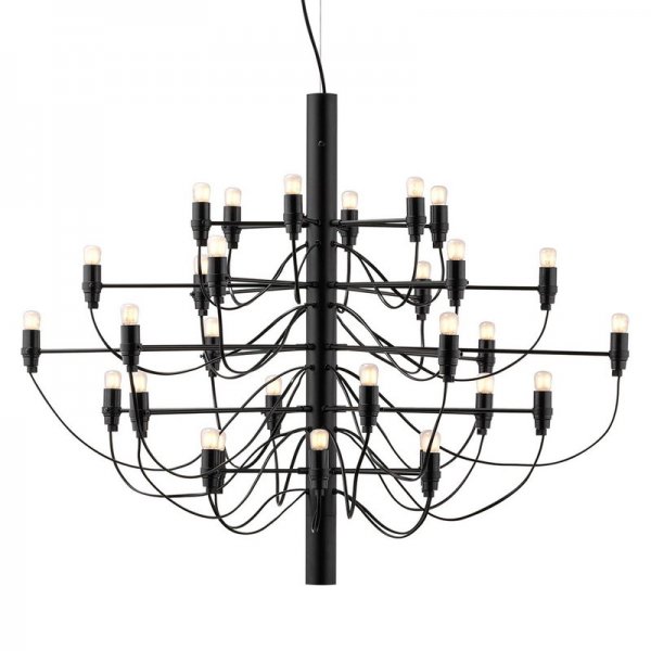 Flosۡ209730 chandelier, blackץǥڥȥ饤LED30 ֥å(880720mm)