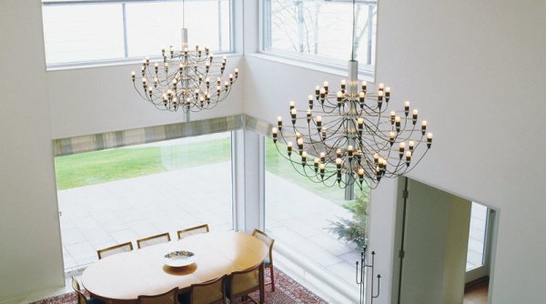 Flosۡ209730 chandelier, blackץǥڥȥ饤LED30 ֥å(880720mm)