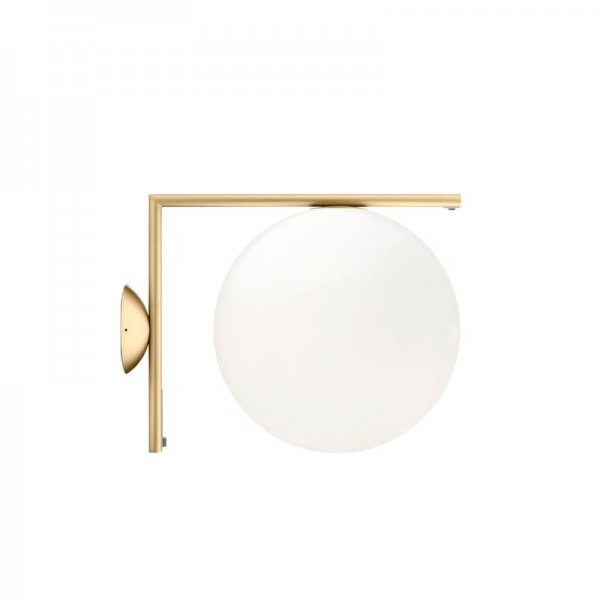 FlosۡIC CW2 wallceiling lamp, brassץǥ롿󥰥 ֥饹ʦ300W381H316mm