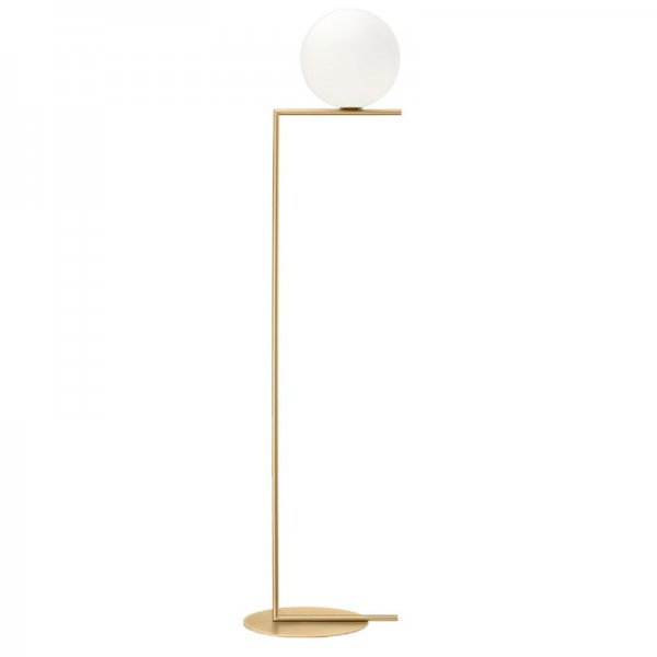 FlosۡIC F2 floor lamp, brassץǥե ֥饹(380H1852mm)