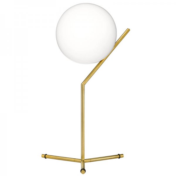 FlosۡIC T1 table lamp, high, brassץǥơ֥ ϥ ֥饹(200W321H530mm)