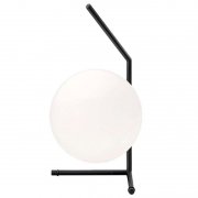 【Flos】「IC T1 table lamp, low, black」デザイン照明テーブルランプ ロー ブラック(Φ200×W176×H381mm)