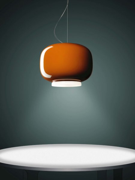 吹きガラスFOSCARINI （フォスカリーニ）ペンダント照明 オレンジ