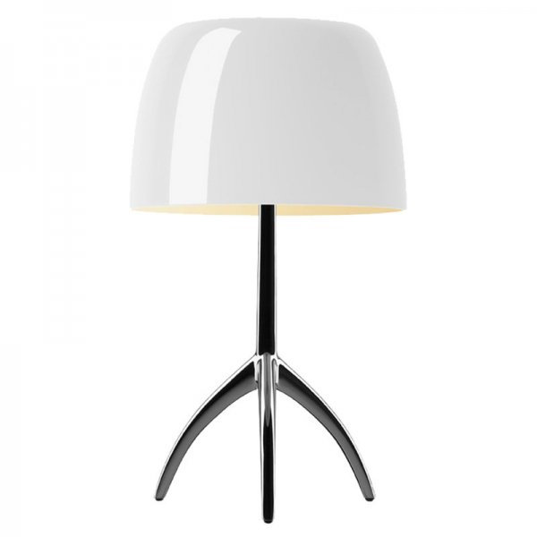 FoscariniۡLumiere 05 table lamp, large, dimmable, whiteץǥơ֥ Ĵǽ 顼 ۥ磻(W260H450mm)