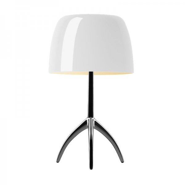 FoscariniۡLumiere 05 table lamp, small, dimmable, whiteץǥơ֥ Ĵǽ ⡼ ۥ磻(W200H350mm)