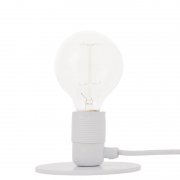 FramaۡE27 table lamp, whiteץǥơ֥ ۥ磻(120H700mm)