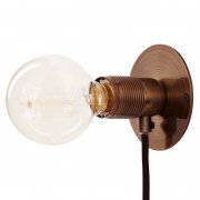 【Frama】「E27 wall lamp, small, bronze」デザイン照明ウォールランプ スモール ブロンズ（Φ100×D70mm）
