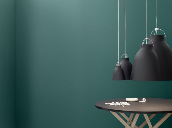 Fritz HansenۡCaravaggio P2 pendant, matt blackץǥڥȥ饤 ޥåȥ֥åʦ258H337mm)