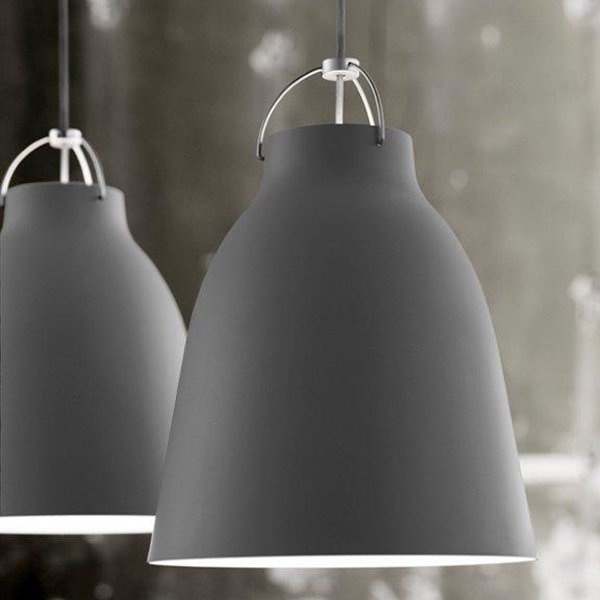 Fritz HansenۡCaravaggio P2 pendant, matt dark greyץǥڥȥ饤 ޥåȥ졼ʦ258H337mm)