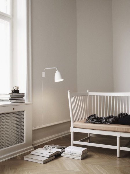 Fritz HansenۡCaravaggio Read wall lamp, matt whiteץǥ ޥåȥۥ磻ȡʦ140D350H206mm