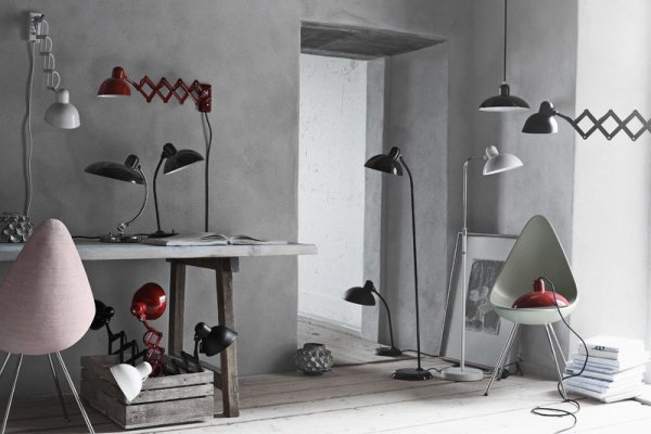 Fritz HansenۡKaiser Idell 6556-F floor lamp, matt blackץǥե ޥåȥ֥å(225H1250mm)