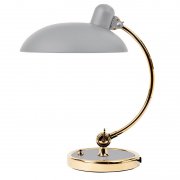 Fritz HansenۡKaiser Idell 6631-T Luxus table lamp, Easy Grey - brassץơ֥ 졼(285H425mm)