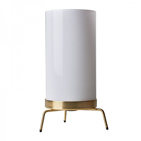 Fritz HansenۡPM-02 table lamp, opal - brassץơ֥ ѡ-֥饹(136H314mm)