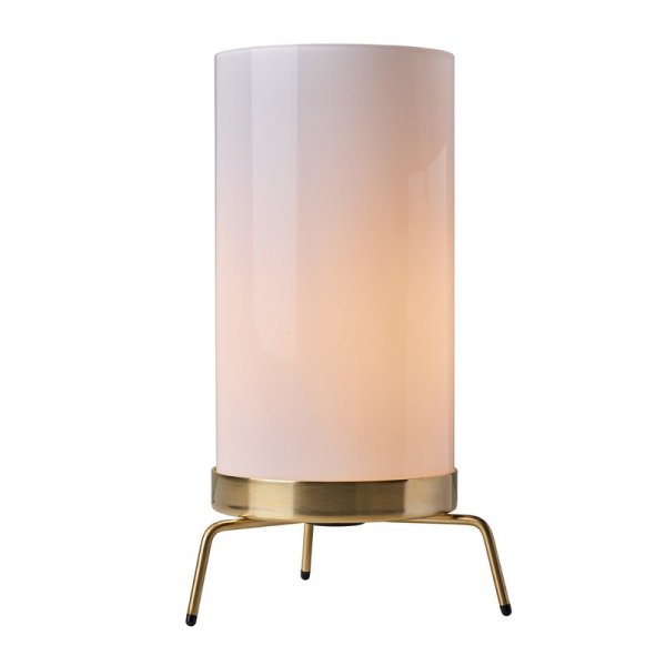 Fritz HansenۡPM-02 table lamp, opal - brassץơ֥ ѡ-֥饹(136H314mm)