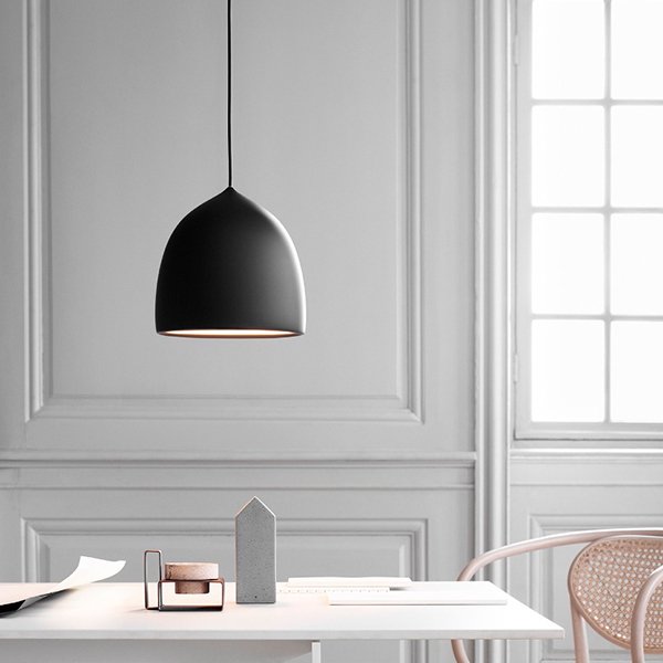 Fritz HansenۡSuspence P1 pendant, blackץڥȥ饤 ֥åʦ240H225mm)