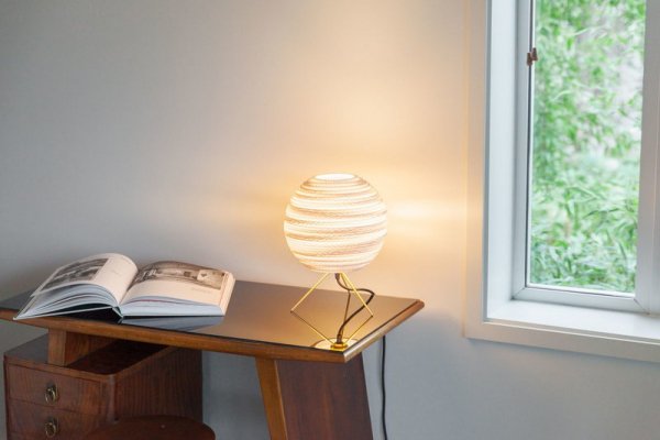 GraypantsۡMoon table lamp, naturalץơ֥ ۥ磻(250H260mm)