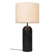 【GUBI】デンマーク・北欧デザイン照明「Gravity XL floor lamp, low」フロアランプ ブラックマーブル-キャンバス(Φ600×H1200mm)