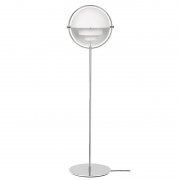【GUBI】北欧照明「Multi-Lite floor lamp」フロアランプ クローム-ホワイト(Φ360×H1480mm)