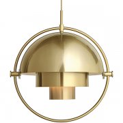 【GUBI】デンマーク・北欧デザイン照明「Multi-Lite pendant」ペンダントライト ブラス（Φ360×H360mm)