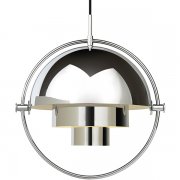 【GUBI】デンマーク・北欧デザイン照明「Multi-Lite pendant」ペンダントライト クローム（Φ360×H360mm)