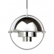 【GUBI】デンマーク・北欧デザイン照明「Multi-Lite pendant, small」ペンダントライト スモール クローム-クローム（Φ255×H255mm)