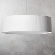 アメリカ・デザイン照明ホワイトシェードペンダントライト「EQUATOR」1灯（W870×H250mm）